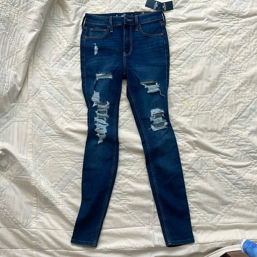 *BRAND NEW* w/ tags! Hollister High-Rise Super Skinny Jeans W25 L29 size 1R